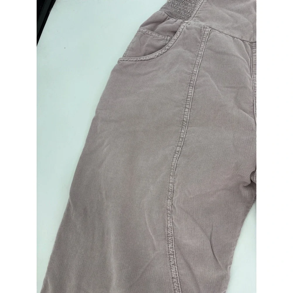 We The Free Free People Lunar Pull On Cord Harem Pants Mauve Purple XS Trousers